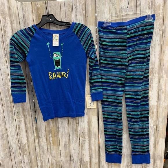 1 Set Left , Nite Nite Munki Munki Youth Pajama Set - Picture 8 of 8